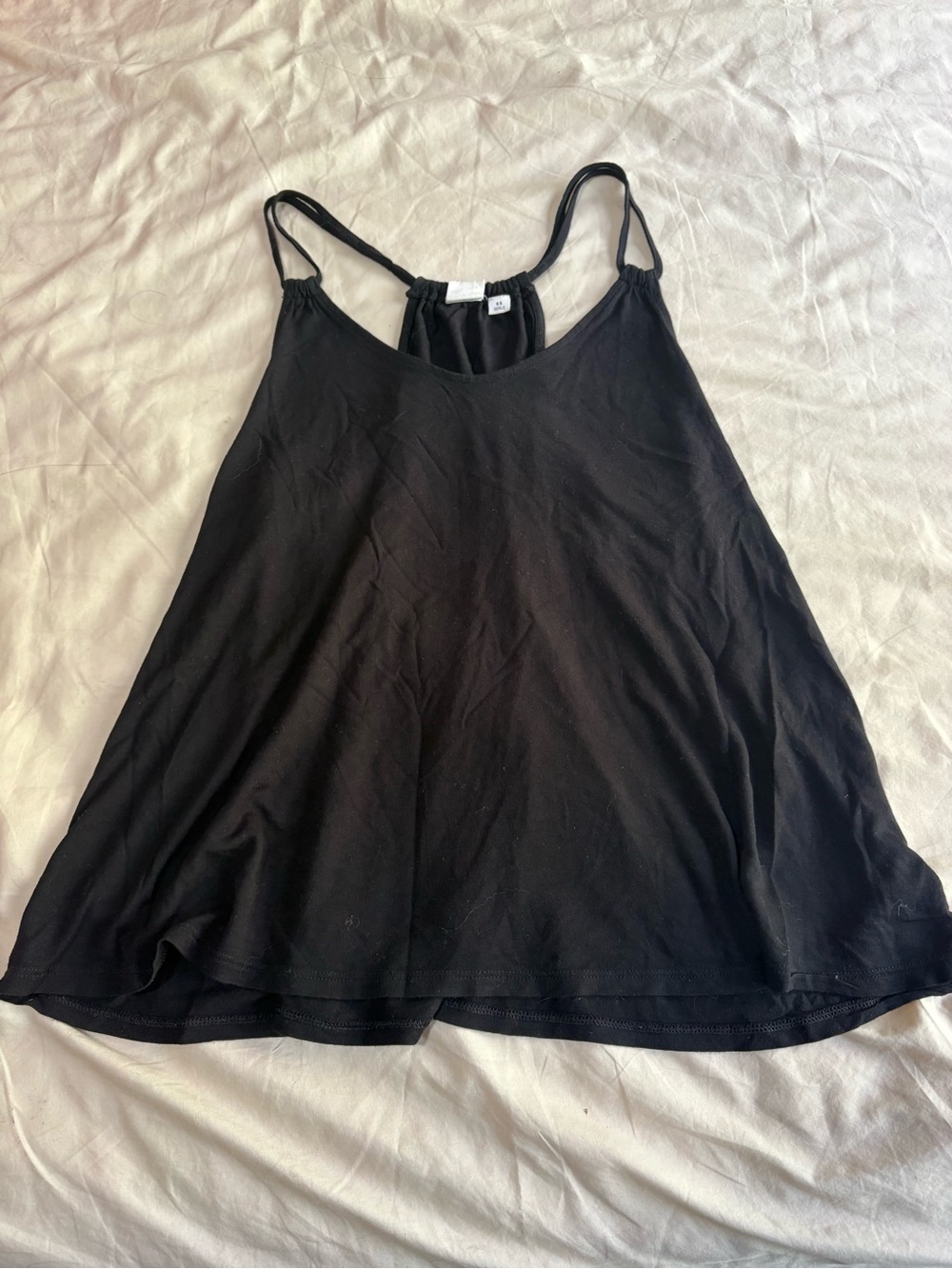 Vintage GAP Black Racerback Double Strap Tank Top Casual